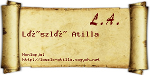 László Atilla névjegykártya